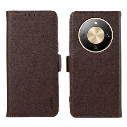 ABEEL Side-Magnetic Litchi Pattern Leather RFID Phone Case, For Honor X9d 5G / Magic8 Lite, For Honor X6c 4G, For Honor 400 Pro Global 160.8mm, For Honor 400 Lite Global, For Honor 400 Global 156.5mm Mobile Accessories - APEXEL INDIA - Mobile Lens - Mobile Camera Lens - Cellphone Accessories - Phone Lens - Smartphone Lens