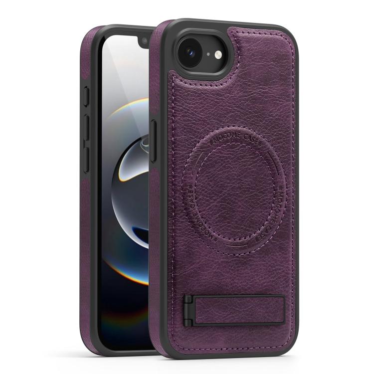 Multi-function Holder MagSafe PU Phone Case, For iPhone 16e Apple Accessories engmul5295 iPhone 16e - APEXEL INDIA - Mobile Lens - Mobile Camera Lens - Cellphone Accessories - Phone Lens - Smartphone Lens