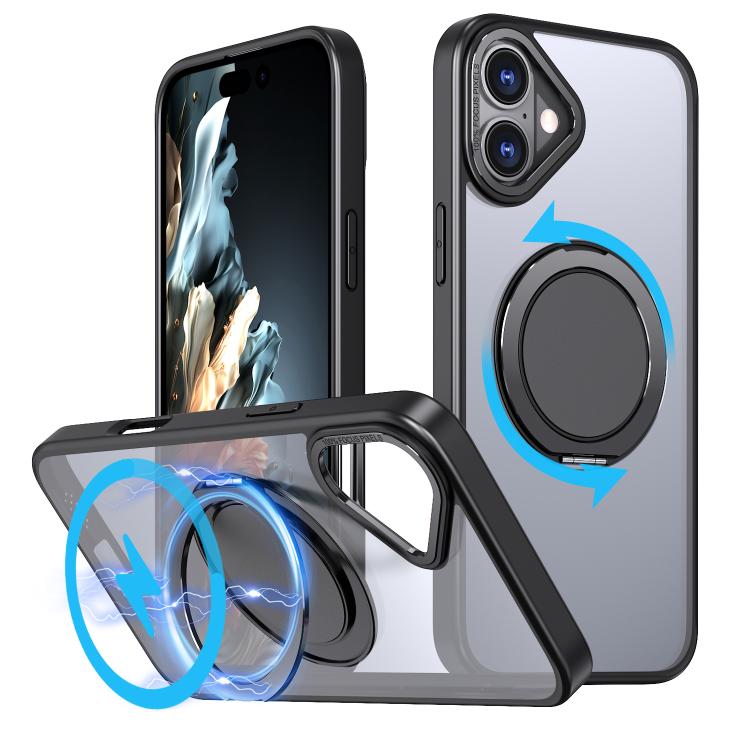 360-degree Rotating MagSafe Magnetic Holder Phone Case, For iPhone 16 Apple Accessories eng3605683 iPhone 16 - APEXEL INDIA - Mobile Lens - Mobile Camera Lens - Cellphone Accessories - Phone Lens - Smartphone Lens