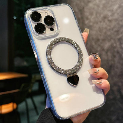 Love Glitter Powder MagSafe Holder Phone Case with Lens Film, For iPhone 16e, For iPhone 16 Pro Max, For iPhone 16 Pro, For iPhone 16, For iPhone 15 Pro Max, For iPhone 15 Pro Apple Accessories englov5318 iPhone 16e - APEXEL INDIA - Mobile Lens - Mobile Camera Lens - Cellphone Accessories - Phone Lens - Smartphone Lens