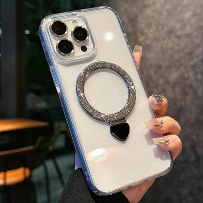 Love Glitter Powder MagSafe Holder Phone Case with Lens Film, For iPhone 16e, For iPhone 16 Pro Max, For iPhone 16 Pro, For iPhone 16, For iPhone 15 Pro Max, For iPhone 15 Pro Apple Accessories englov5318 iPhone 16e - APEXEL INDIA - Mobile Lens - Mobile Camera Lens - Cellphone Accessories - Phone Lens - Smartphone Lens