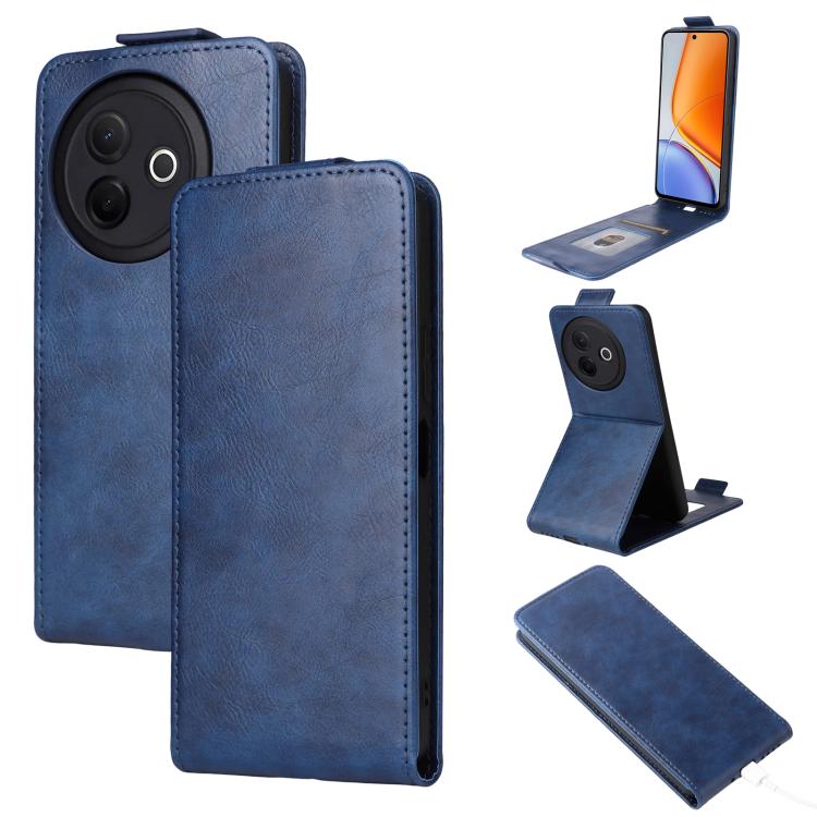 Magnetic Vertical Flip Leather Phone Case with Buckle, For vivo Y39 5G / Y300i, For vivo V50 Lite 5G Global, For vivo Y04 4G / Y29s 5G