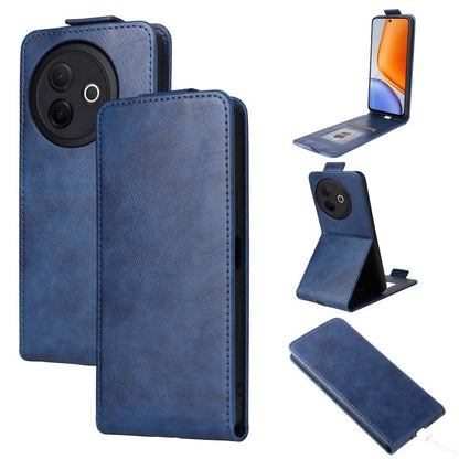 Magnetic Vertical Flip Leather Phone Case with Buckle, For vivo Y39 5G / Y300i, For vivo V50 Lite 5G Global, For vivo Y04 4G / Y29s 5G