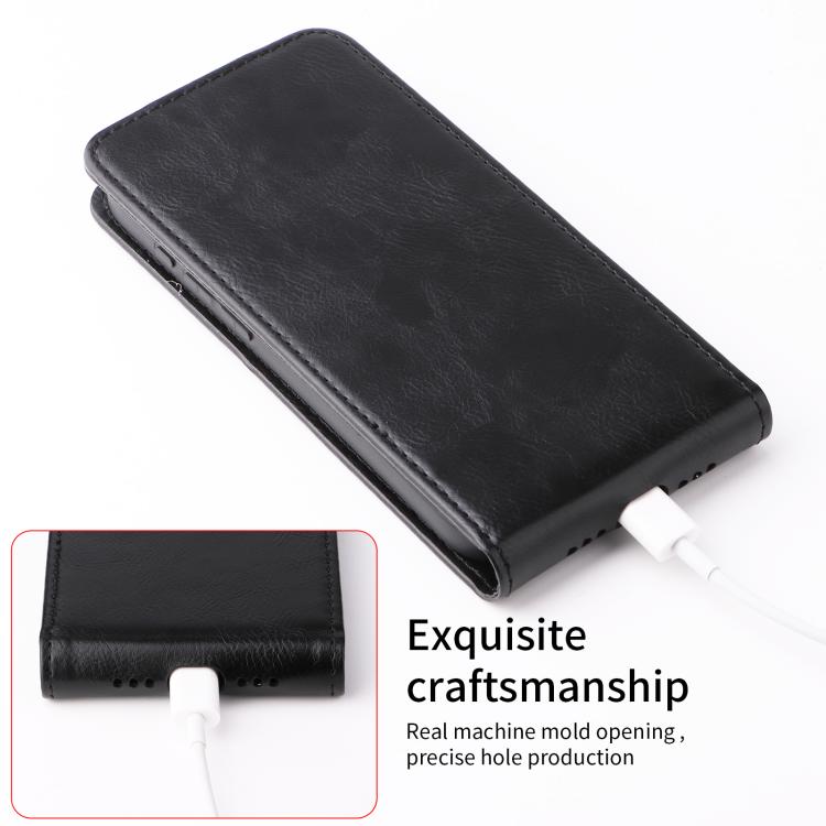 Magnetic Vertical Flip Leather Phone Case with Buckle, For vivo Y04 4G / Y29s 5G