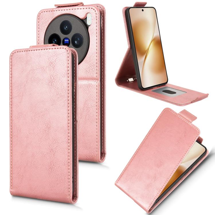 Magnetic Vertical Flip Leather Phone Case with Buckle, For vivo V60 Lite 4G / 5G, For vivo Y400 5G Global, For vivo V60 5G, For vivo X200 FE / S30 Pro mini, For vivo X200s 5G, For vivo Y300 Pro 5G / iQOO Z10 5G India