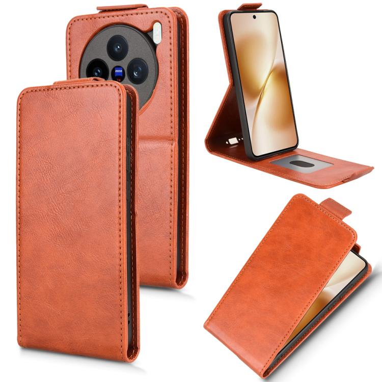 Magnetic Vertical Flip Leather Phone Case with Buckle, For vivo V60 Lite 4G / 5G, For vivo Y400 5G Global, For vivo V60 5G, For vivo X200 FE / S30 Pro mini, For vivo X200s 5G, For vivo Y300 Pro 5G / iQOO Z10 5G India