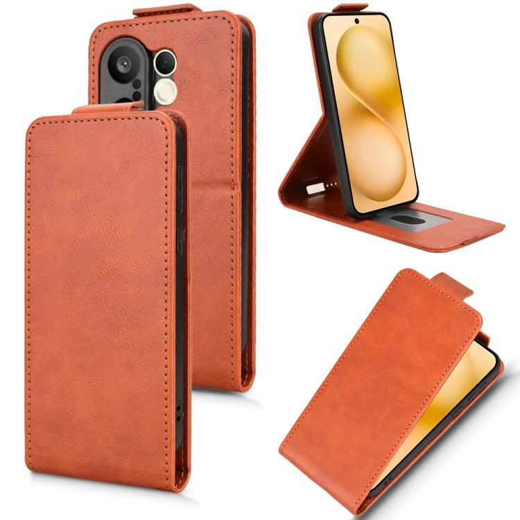 Magnetic Vertical Flip Leather Phone Case with Buckle, For vivo V60 Lite 4G / 5G, For vivo Y400 5G Global, For vivo V60 5G, For vivo X200 FE / S30 Pro mini, For vivo X200s 5G, For vivo Y300 Pro 5G / iQOO Z10 5G India