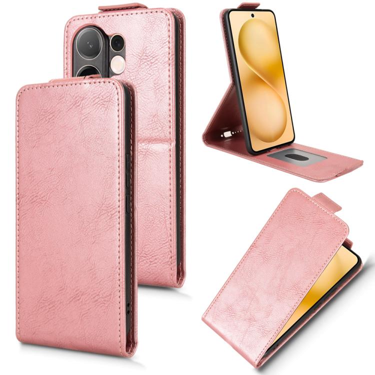 Magnetic Vertical Flip Leather Phone Case with Buckle, For vivo V60 Lite 4G / 5G, For vivo Y400 5G Global, For vivo V60 5G, For vivo X200 FE / S30 Pro mini, For vivo X200s 5G, For vivo Y300 Pro 5G / iQOO Z10 5G India