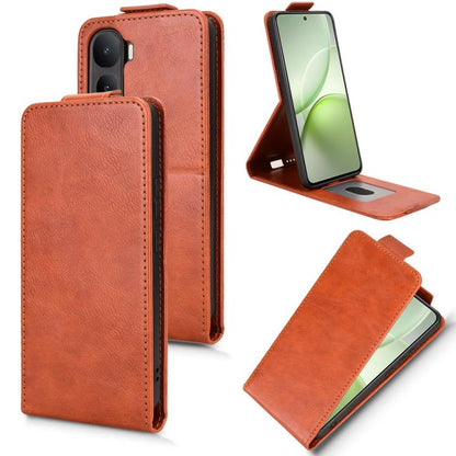 Magnetic Vertical Flip Leather Phone Case with Buckle, For vivo V60 Lite 4G / 5G, For vivo Y400 5G Global, For vivo V60 5G, For vivo X200 FE / S30 Pro mini, For vivo X200s 5G, For vivo Y300 Pro 5G / iQOO Z10 5G India