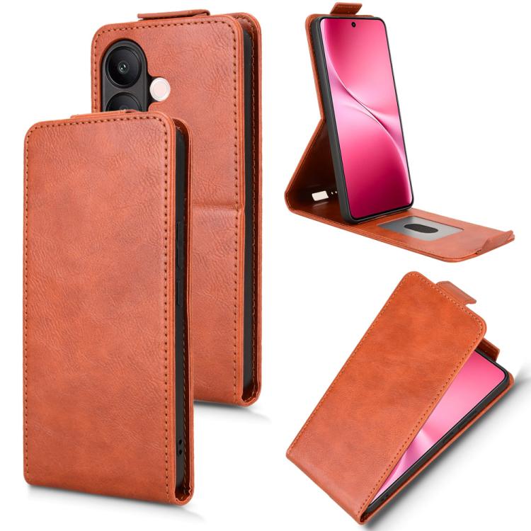 Magnetic Vertical Flip Leather Phone Case with Buckle, For vivo V60 Lite 4G / 5G, For vivo Y400 5G Global, For vivo V60 5G, For vivo X200 FE / S30 Pro mini, For vivo X200s 5G, For vivo Y300 Pro 5G / iQOO Z10 5G India