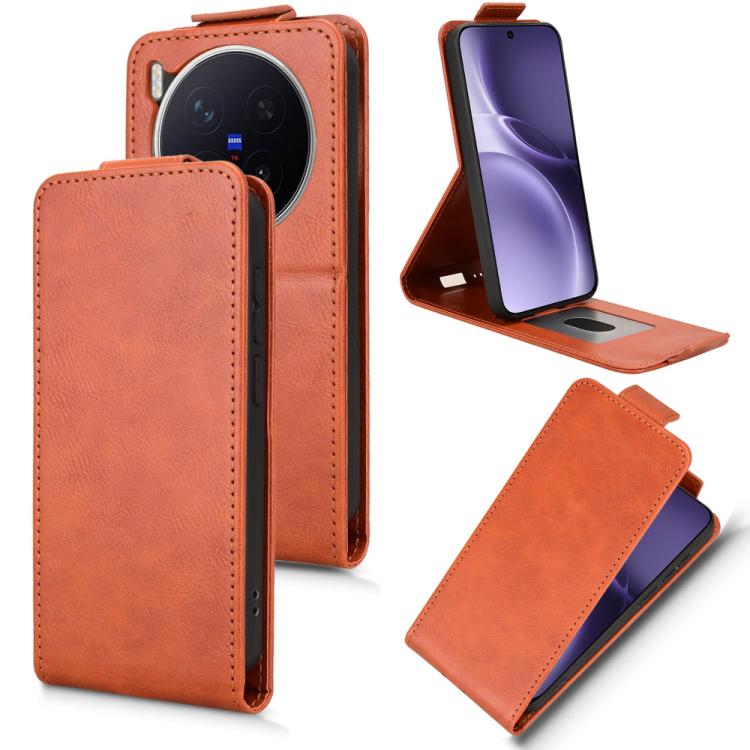 Magnetic Vertical Flip Leather Phone Case with Buckle, For vivo Y31d 4G / Y500i, For vivo X300 Ultra, For vivo Y31 5G India / Y21d Global, For vivo iQOO 15, For vivo X300 Pro 5G, For vivo X300 5G