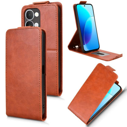 Magnetic Vertical Flip Leather Phone Case with Buckle, For vivo Y31d 4G / Y500i, For vivo X300 Ultra, For vivo Y31 5G India / Y21d Global, For vivo iQOO 15, For vivo X300 Pro 5G, For vivo X300 5G