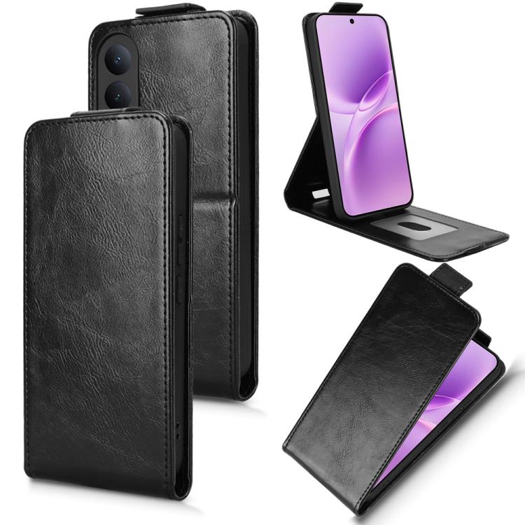 Magnetic Vertical Flip Leather Phone Case with Buckle, For vivo X300 FE 5G / S50 Pro mimi 5G, For vivo Y600 Pro 5G, For vivo T5 Pro 5G / iQOO Z11, For vivo Y21 5G 2026 / Y05 4G, For vivo V70 FE 5G, For vivo iQOO 15R 5G / Z11 Turbo 5G