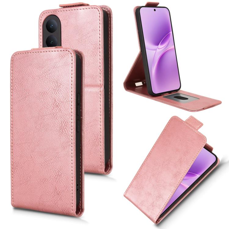 Magnetic Vertical Flip Leather Phone Case with Buckle, For vivo X300 FE 5G / S50 Pro mimi 5G, For vivo Y600 Pro 5G, For vivo T5 Pro 5G / iQOO Z11, For vivo Y21 5G 2026 / Y05 4G, For vivo V70 FE 5G, For vivo iQOO 15R 5G / Z11 Turbo 5G