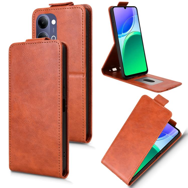 Magnetic Vertical Flip Leather Phone Case with Buckle, For vivo X300 FE 5G / S50 Pro mimi 5G, For vivo Y600 Pro 5G, For vivo T5 Pro 5G / iQOO Z11, For vivo Y21 5G 2026 / Y05 4G, For vivo V70 FE 5G, For vivo iQOO 15R 5G / Z11 Turbo 5G