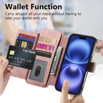 Ring Zipper Wallet RFID Blocking MagSafe Leather Phone Case, For iPhone 16 Pro Max, For iPhone 16 Pro, For iPhone 16 Plus Apple Accessories engrin5342 iPhone 16 Pro Max - APEXEL INDIA - Mobile Lens - Mobile Camera Lens - Cellphone Accessories - Phone Lens - Smartphone Lens