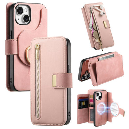 Ring Zipper Wallet RFID Blocking MagSafe Leather Phone Case, For iPhone 14, For iPhone 14 Pro, For iPhone 14 Pro Max Apple Accessories engrin5346 iPhone 14 - APEXEL INDIA - Mobile Lens - Mobile Camera Lens - Cellphone Accessories - Phone Lens - Smartphone Lens