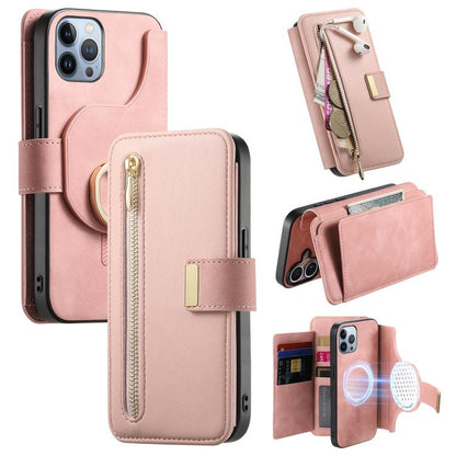 Ring Zipper Wallet RFID Blocking MagSafe Leather Phone Case, For iPhone 12 / 12 Pro, For iPhone 12 Pro Max, For iPhone 11 Pro Max Apple Accessories engrin5393 More iPhone Cases - APEXEL INDIA - Mobile Lens - Mobile Camera Lens - Cellphone Accessories - Phone Lens - Smartphone Lens