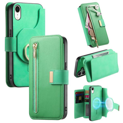Ring Zipper Wallet RFID Blocking MagSafe Leather Phone Case, For iPhone XR, For iPhone XS Max, For iPhone 7 Plus / 8 Plus Apple Accessories engrin5350 More iPhone Cases - APEXEL INDIA - Mobile Lens - Mobile Camera Lens - Cellphone Accessories - Phone Lens - Smartphone Lens
