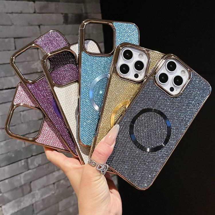 Electroplating PC Glitter Grain MagSafe Phone Case, For iPhone 11, For iPhone 11 Pro Apple Accessories engele5365 More iPhone Cases - APEXEL INDIA - Mobile Lens - Mobile Camera Lens - Cellphone Accessories - Phone Lens - Smartphone Lens