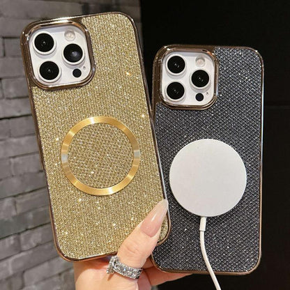 Electroplating PC Glitter Grain MagSafe Phone Case, For iPhone 12, For iPhone 12 Pro Max, For iPhone 12 Pro, For iPhone 11 Pro Max Apple Accessories engele5364 More iPhone Cases - APEXEL INDIA - Mobile Lens - Mobile Camera Lens - Cellphone Accessories - Phone Lens - Smartphone Lens