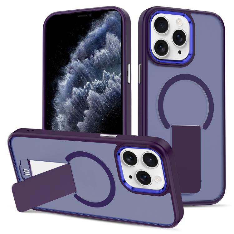Skin Feel Invisible Kickstand MagSafe Phone Case, For iPhone 11 Pro Apple Accessories engski5372 More iPhone Cases - APEXEL INDIA - Mobile Lens - Mobile Camera Lens - Cellphone Accessories - Phone Lens - Smartphone Lens