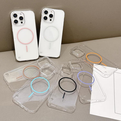Half Frame Transparent PC MagSafe Phone Case, For iPhone 16 Pro Max, For iPhone 16 Pro, For iPhone 16 Plus Apple Accessories enghal5418 iPhone 16 Pro Max - APEXEL INDIA - Mobile Lens - Mobile Camera Lens - Cellphone Accessories - Phone Lens - Smartphone Lens