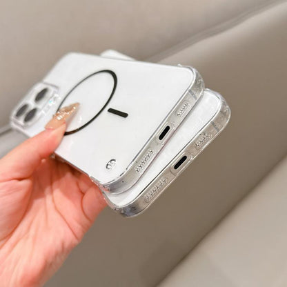 Half Frame Transparent PC MagSafe Phone Case, For iPhone 16 Pro Max, For iPhone 16 Pro, For iPhone 16 Plus Apple Accessories enghal5418 iPhone 16 Pro Max - APEXEL INDIA - Mobile Lens - Mobile Camera Lens - Cellphone Accessories - Phone Lens - Smartphone Lens