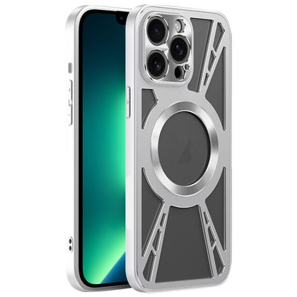 Silicone Cooling Hollow Metal MagSafe Phone Case Apple Accessories engsil5703 More iPhone Cases - APEXEL INDIA - Mobile Lens - Mobile Camera Lens - Cellphone Accessories - Phone Lens - Smartphone Lens