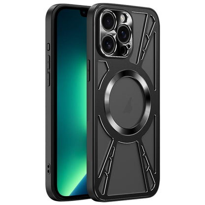 Silicone Cooling Hollow Metal MagSafe Phone Case Apple Accessories engsil5703 More iPhone Cases - APEXEL INDIA - Mobile Lens - Mobile Camera Lens - Cellphone Accessories - Phone Lens - Smartphone Lens