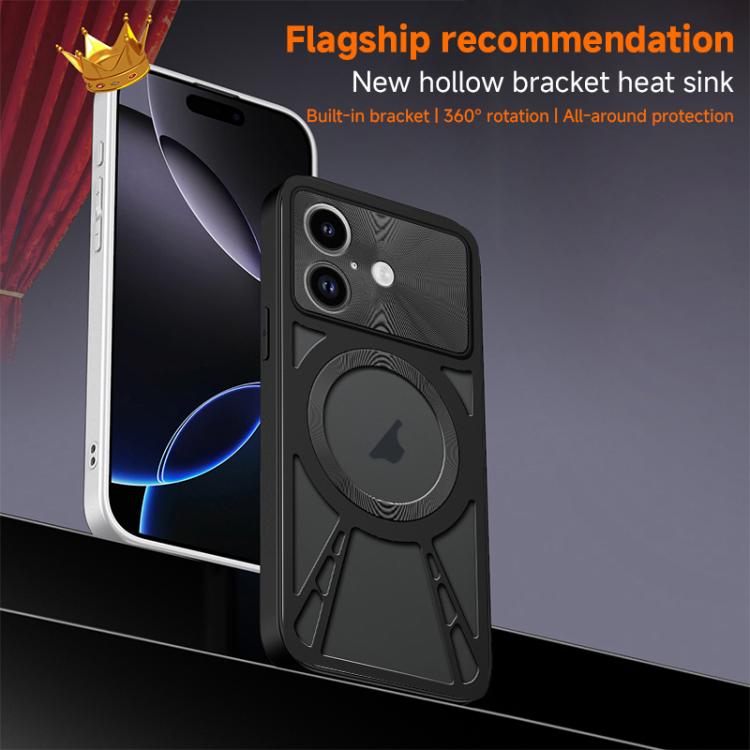 Silicone Cooling Hollow Metal MagSafe Phone Case Apple Accessories engsil5703 More iPhone Cases - APEXEL INDIA - Mobile Lens - Mobile Camera Lens - Cellphone Accessories - Phone Lens - Smartphone Lens
