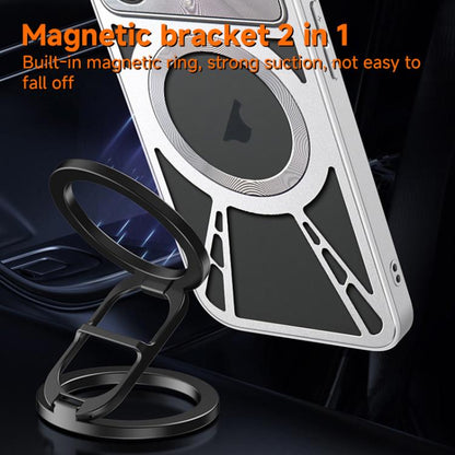 Silicone Cooling Hollow Metal MagSafe Phone Case Apple Accessories engsil5703 More iPhone Cases - APEXEL INDIA - Mobile Lens - Mobile Camera Lens - Cellphone Accessories - Phone Lens - Smartphone Lens