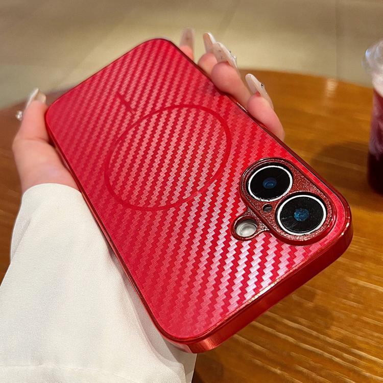 Plating Carbon Fiber MagSafe Full Coverage Phone Case, For iPhone 16 Pro Max, For iPhone 16 Pro, For iPhone 16 Plus, For iPhone 16 Apple Accessories engpla5388 iPhone 16 Pro Max - APEXEL INDIA - Mobile Lens - Mobile Camera Lens - Cellphone Accessories - Phone Lens - Smartphone Lens