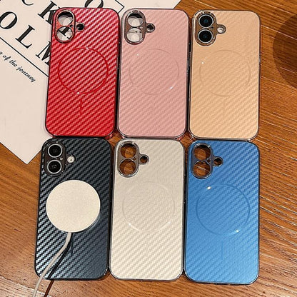 Plating Carbon Fiber MagSafe Full Coverage Phone Case, For iPhone 14 Plus, For iPhone 14, For iPhone 14 Pro, For iPhone 14 Pro Max Apple Accessories engpla5389 iPhone 14 Plus - APEXEL INDIA - Mobile Lens - Mobile Camera Lens - Cellphone Accessories - Phone Lens - Smartphone Lens