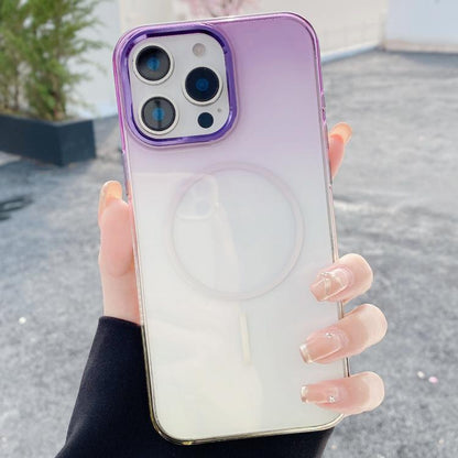 Metal Lens Frame Gradient PC MagSafe Phone Case, For iPhone 13 Pro Apple Accessories engmet6108 More iPhone Cases - APEXEL INDIA - Mobile Lens - Mobile Camera Lens - Cellphone Accessories - Phone Lens - Smartphone Lens