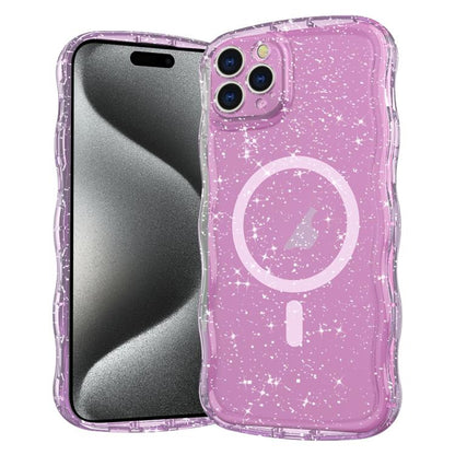 Wave Glitter MagSafe Magnetic TPU Phone Case