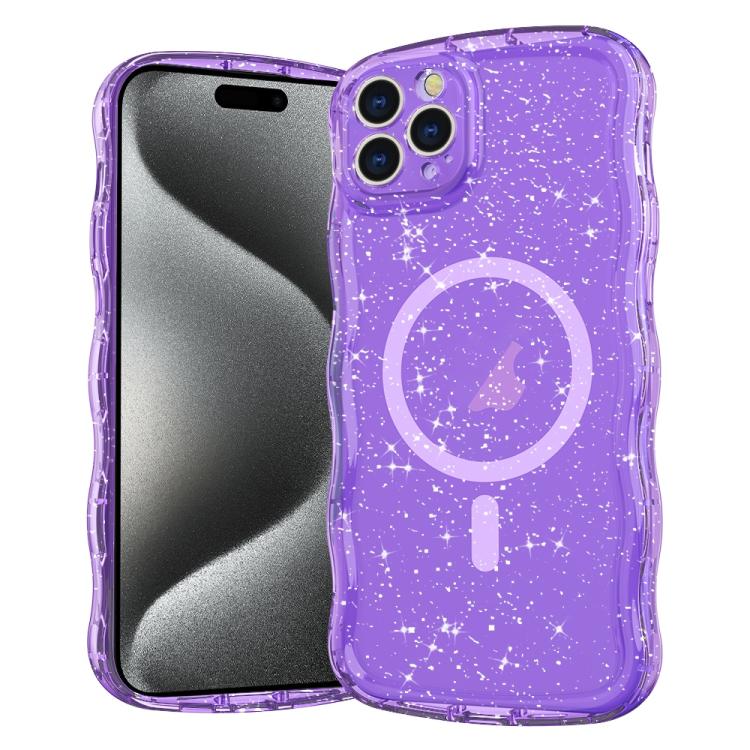 Wave Glitter MagSafe Magnetic TPU Phone Case