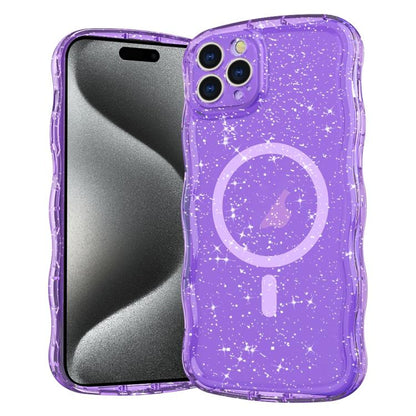 Wave Glitter MagSafe Magnetic TPU Phone Case