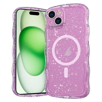 Wave Glitter MagSafe Magnetic TPU Phone Case