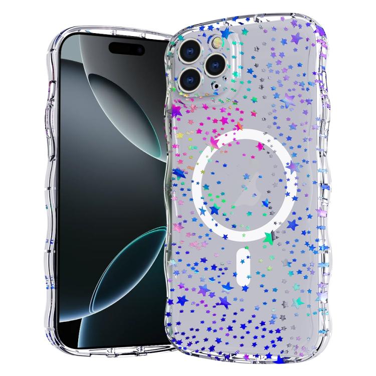 Wave Star Transparent MagSafe Magnetic Phone Case, For iPhone 16 Pro Max, For iPhone 16 Pro, For iPhone 16 Plus, For iPhone 16, For iPhone 15 Pro Max, For iPhone 15 Pro, For iPhone 15 Plus, For iPhone 15 Apple Accessories engwav5409 iPhone 16 Pro Max - APEXEL INDIA - Mobile Lens - Mobile Camera Lens - Cellphone Accessories - Phone Lens - Smartphone Lens
