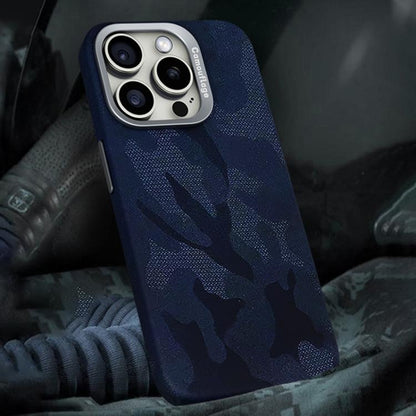 Camouflage Leather Metal Frame MagSafe PC Phone Case, For iPhone 13 Pro Max, For iPhone 13 Pro, For iPhone 13, For iPhone 12 / 12 Pro Apple Accessories engcam5483 More iPhone Cases - APEXEL INDIA - Mobile Lens - Mobile Camera Lens - Cellphone Accessories - Phone Lens - Smartphone Lens