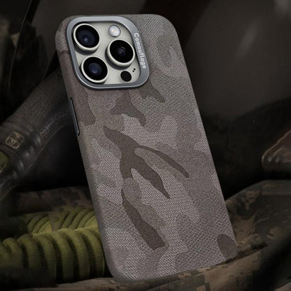 Camouflage Leather Metal Frame MagSafe PC Phone Case, For iPhone 13 Pro Max, For iPhone 13 Pro, For iPhone 13, For iPhone 12 / 12 Pro Apple Accessories engcam5483 More iPhone Cases - APEXEL INDIA - Mobile Lens - Mobile Camera Lens - Cellphone Accessories - Phone Lens - Smartphone Lens
