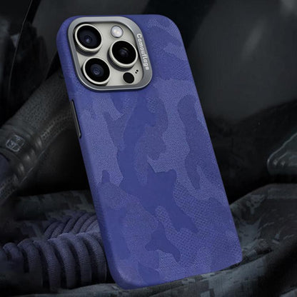 Camouflage Leather Metal Frame MagSafe PC Phone Case, For iPhone 13 Pro Max, For iPhone 13 Pro, For iPhone 13, For iPhone 12 / 12 Pro Apple Accessories engcam5483 More iPhone Cases - APEXEL INDIA - Mobile Lens - Mobile Camera Lens - Cellphone Accessories - Phone Lens - Smartphone Lens