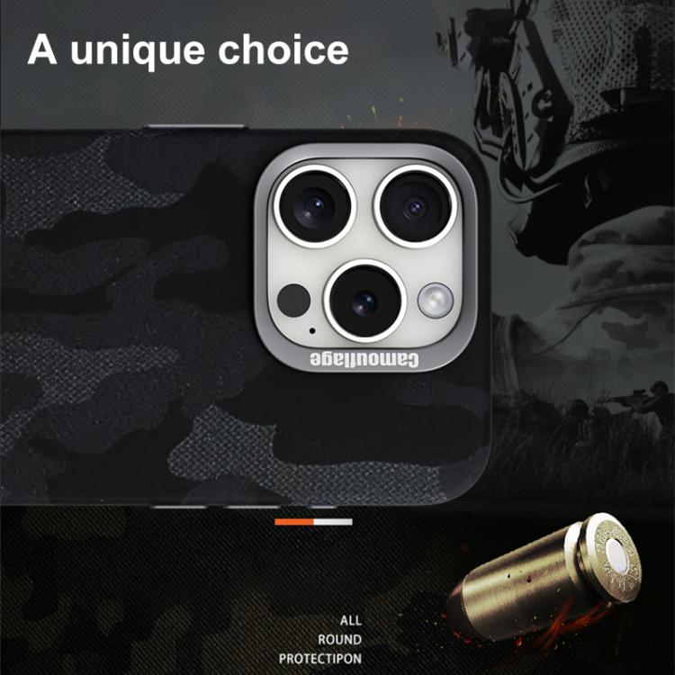 Camouflage Leather Metal Frame MagSafe PC Phone Case, For iPhone 12 Pro Max Apple Accessories engcam5415 More iPhone Cases - APEXEL INDIA - Mobile Lens - Mobile Camera Lens - Cellphone Accessories - Phone Lens - Smartphone Lens