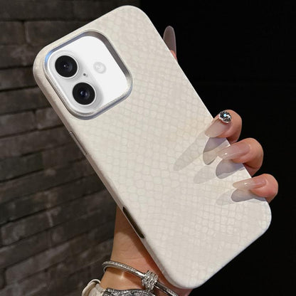 Plain Leather Snake Texture PC MagSafe Phone Case, For iPhone 16 Pro Max, For iPhone 16 Pro, For iPhone 16 Plus, For iPhone 16, For iPhone 15 Pro Max, For iPhone 15 Pro Apple Accessories engpla5431 iPhone 16 Pro Max - APEXEL INDIA - Mobile Lens - Mobile Camera Lens - Cellphone Accessories - Phone Lens - Smartphone Lens