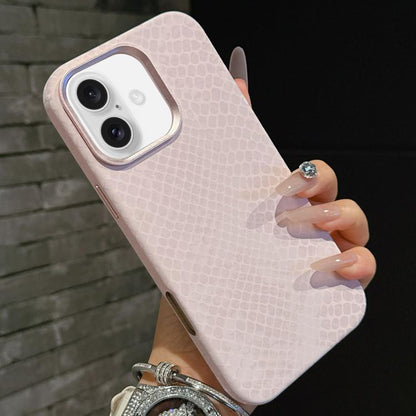 Plain Leather Snake Texture PC MagSafe Phone Case, For iPhone 16 Pro Max, For iPhone 16 Pro, For iPhone 16 Plus, For iPhone 16, For iPhone 15 Pro Max, For iPhone 15 Pro Apple Accessories engpla5431 iPhone 16 Pro Max - APEXEL INDIA - Mobile Lens - Mobile Camera Lens - Cellphone Accessories - Phone Lens - Smartphone Lens