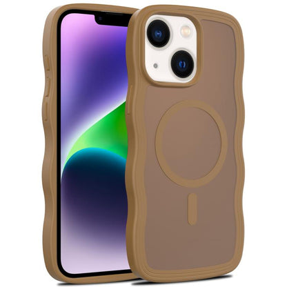 Skin Feel Wave Texture MagSafe Phone Case, For iPhone 15, For iPhone 14 Plus, For iPhone 14, For iPhone 14 Pro Apple Accessories engski5505 iPhone 15 - APEXEL INDIA - Mobile Lens - Mobile Camera Lens - Cellphone Accessories - Phone Lens - Smartphone Lens