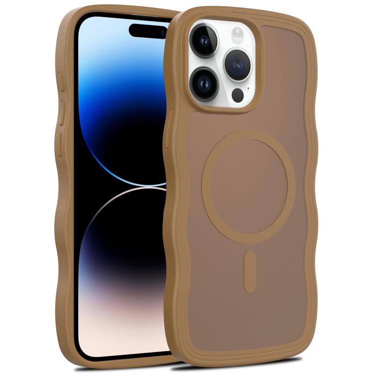 Skin Feel Wave Texture MagSafe Phone Case, For iPhone 15, For iPhone 14 Plus, For iPhone 14, For iPhone 14 Pro Apple Accessories engski5505 iPhone 15 - APEXEL INDIA - Mobile Lens - Mobile Camera Lens - Cellphone Accessories - Phone Lens - Smartphone Lens