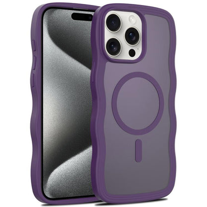 Skin Feel Wave Texture MagSafe Phone Case, For iPhone 16, For iPhone 15 Pro Max, For iPhone 15 Pro, For iPhone 15 Plus Apple Accessories engski5503 iPhone 16 - APEXEL INDIA - Mobile Lens - Mobile Camera Lens - Cellphone Accessories - Phone Lens - Smartphone Lens