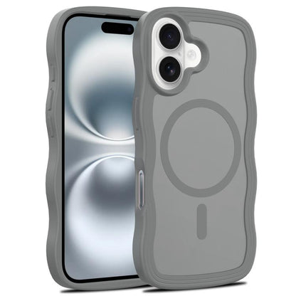Skin Feel Wave Texture MagSafe Phone Case, For iPhone 16e, For iPhone 16 Pro Max, For iPhone 16 Pro, For iPhone 16 Plus Apple Accessories engski5433 iPhone 16e - APEXEL INDIA - Mobile Lens - Mobile Camera Lens - Cellphone Accessories - Phone Lens - Smartphone Lens